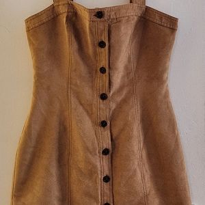 Suede Dress